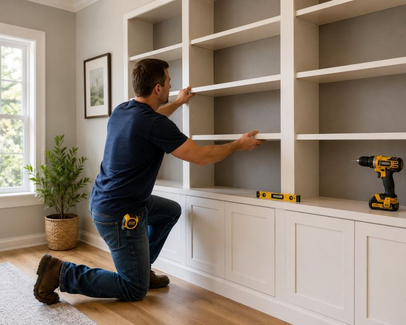 Bookcase Construction in Raleigh, NC