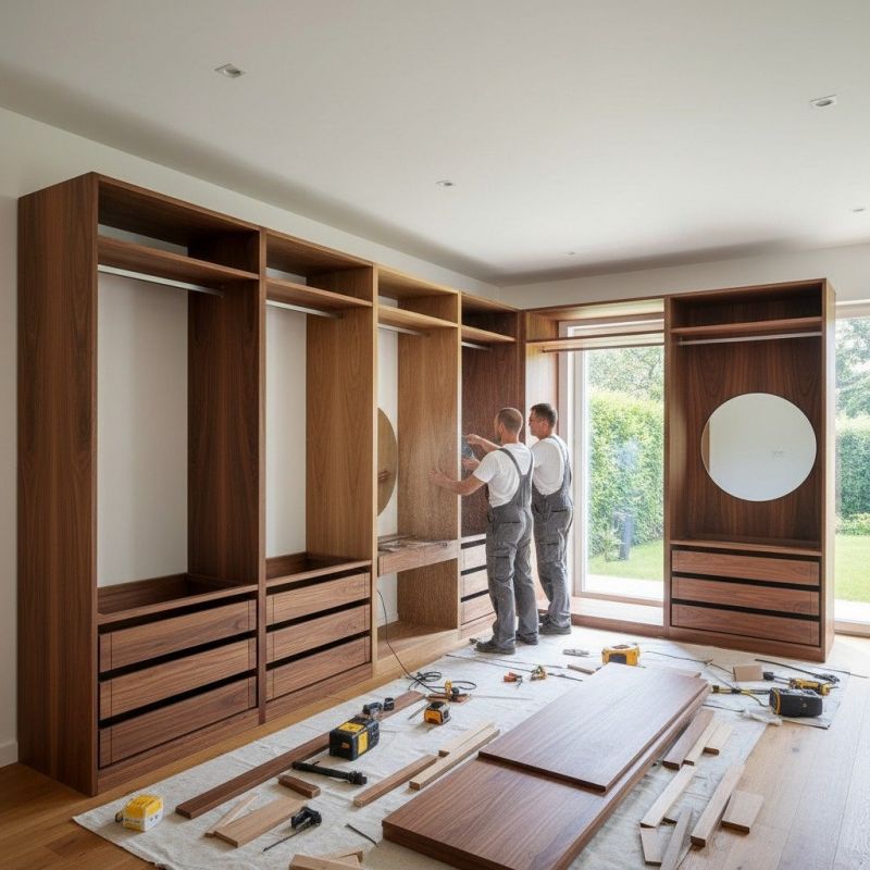 Built In Bookshelves Installation in Woodbridge, VA