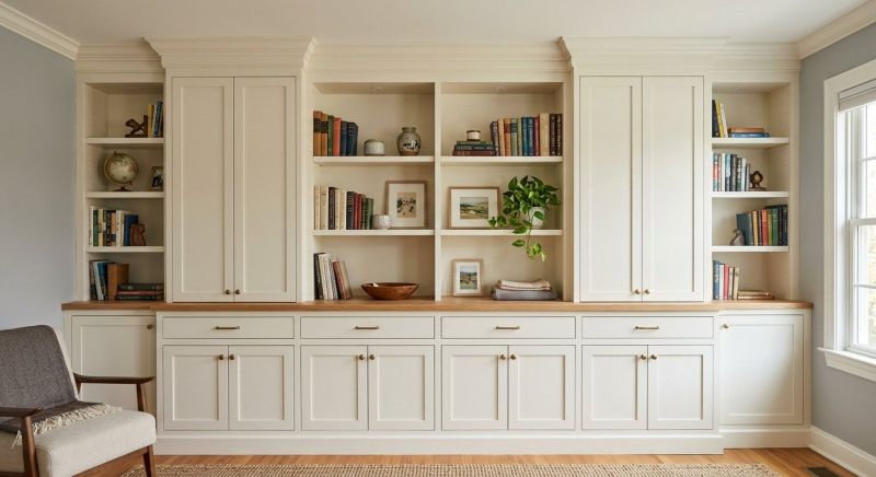 Fireplace Cabinet Installation in Alexandria, VA